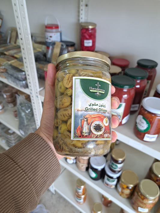 Grilled Olives